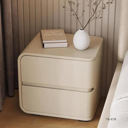 ตู้ข้างเตียง MJHOMEDESIGNS TB678 L50XW40XH47 CM สีครีม_3