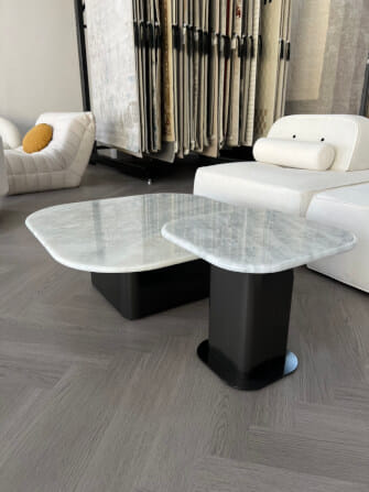 โต๊ะกลาง MJHOMEDESIGNS TB1422 L90XH32 CM + L45XH43 CM ดำ/เทา_4