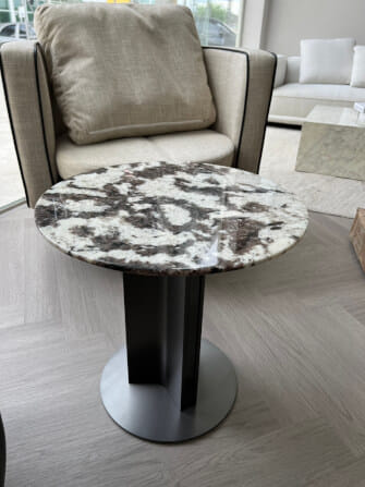 โต๊ะข้าง MJHOMEDESIGNS TB1413 สีขาว/ดำ L50XH40 CM_3