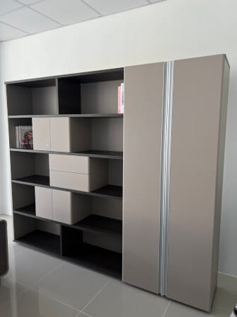 ตู้เก็บของ MJHOMEDESIGNS TB1414 สีเบจ L240XW40XH200 CM_5