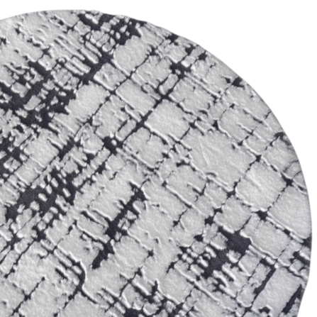 พรม MJHOMEDESIGNS PREMIUM ROUND CARPET ขนาด 160 ซม. เทา_2