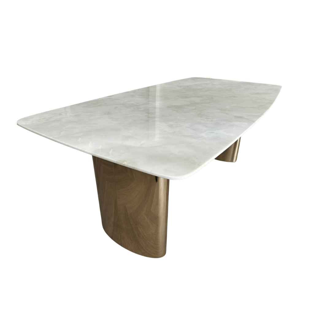 โต๊ะทานข้าวหินอ่อน MJHOMEDESIGNS TB1585 L200XW100XH75 CM_1
