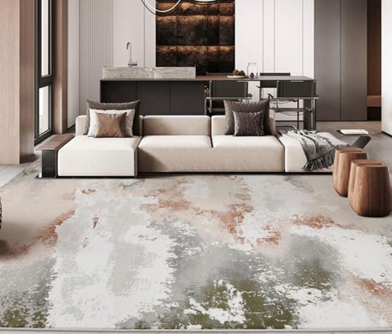 พรม MJHOMEDESIGNS PREMIUM CARPET ขนาด 200 X 290 ซม. เทา_2