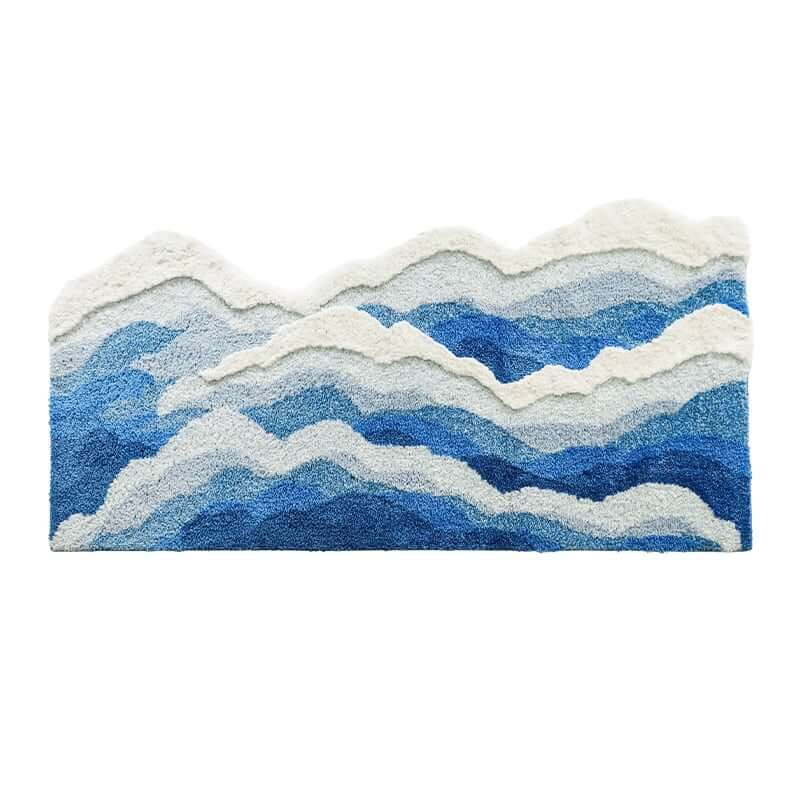 พรม MJHOMEDESIGNS BEDSIDE CARPET 15 80X155 ซม. ฟ้า