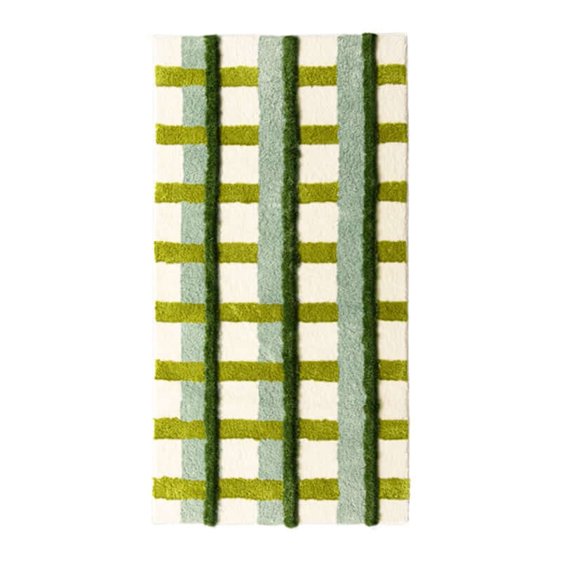 พรม MJHOMEDESIGNS BEDSIDE CARPET 03 ขนาด 60 X 120 ซม. เขียว
