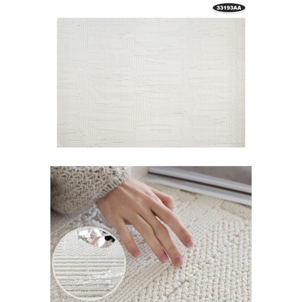 พรม MJHOMEDESIGNS TOBY SERIES ขนาด 160 X 240 ซม. เบจ_0