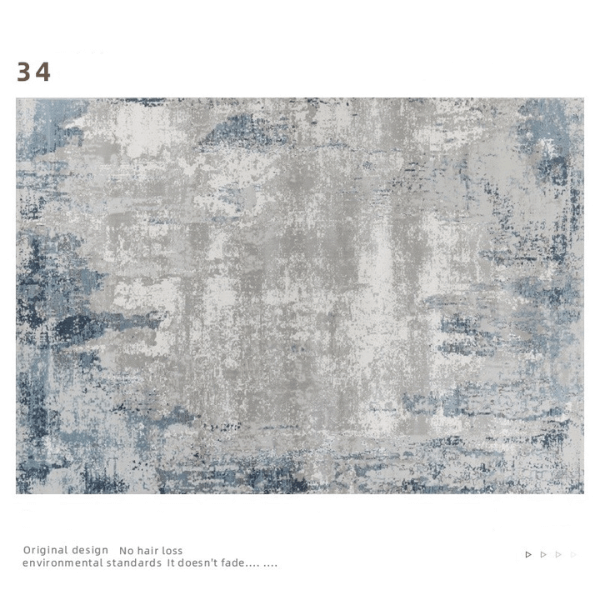 พรม MJhomedesigns Premium Carpet Ireland-34 ขนาด 160 x 230 ซม. เทา