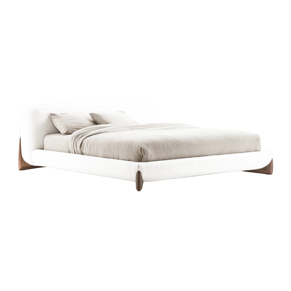 เตียงนอน Mjhomedesigns DC621 สีขาว 6ft:L180xW200xH94 cm