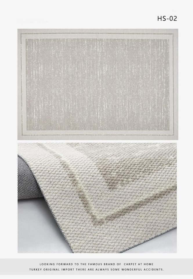 พรม MJHOMEDESIGNS HS/NX SERIES HS-02 ขนาด 160 X 240 ซม. เทา
