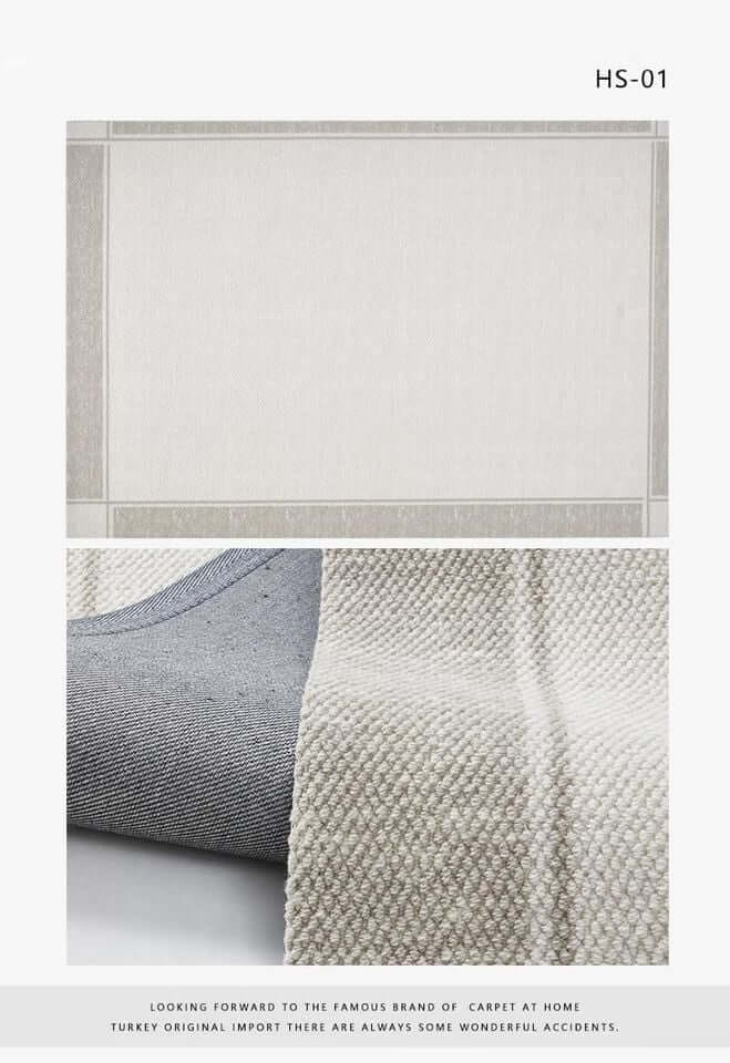 พรม MJHOMEDESIGNS HS/NX SERIES HS-01 ขนาด 160 X 240 ซม. เทา