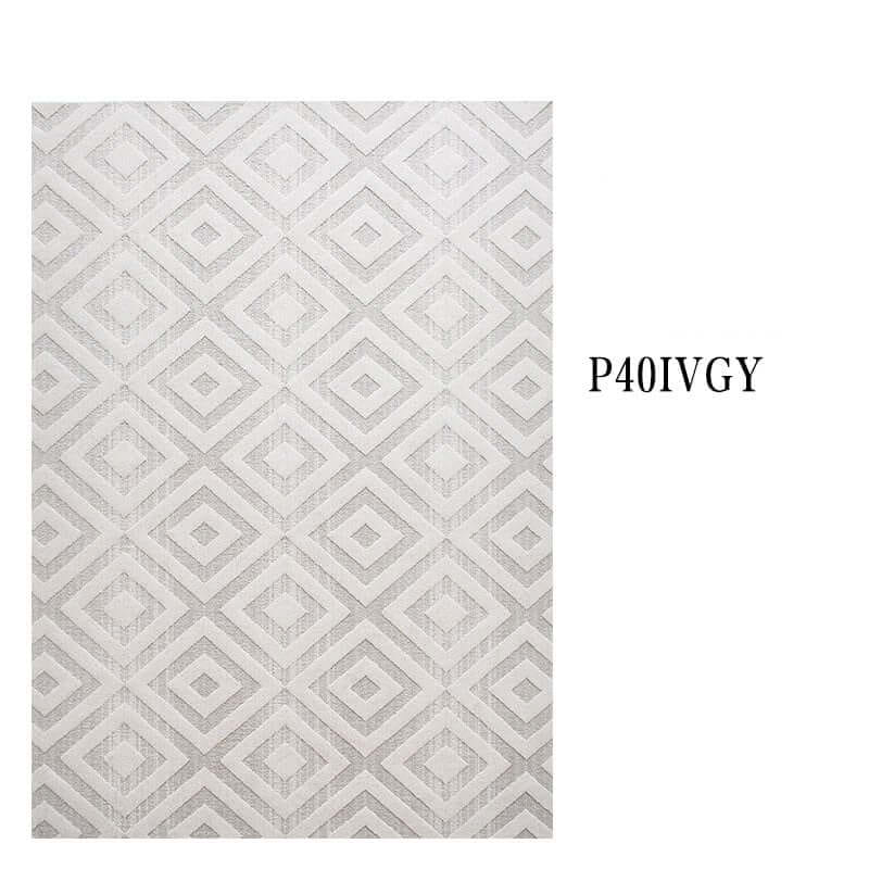 พรม MJHOMEDESIGNS KULOS SERIES P40LVGY ขนาด 160 X 230 ซม. เทา