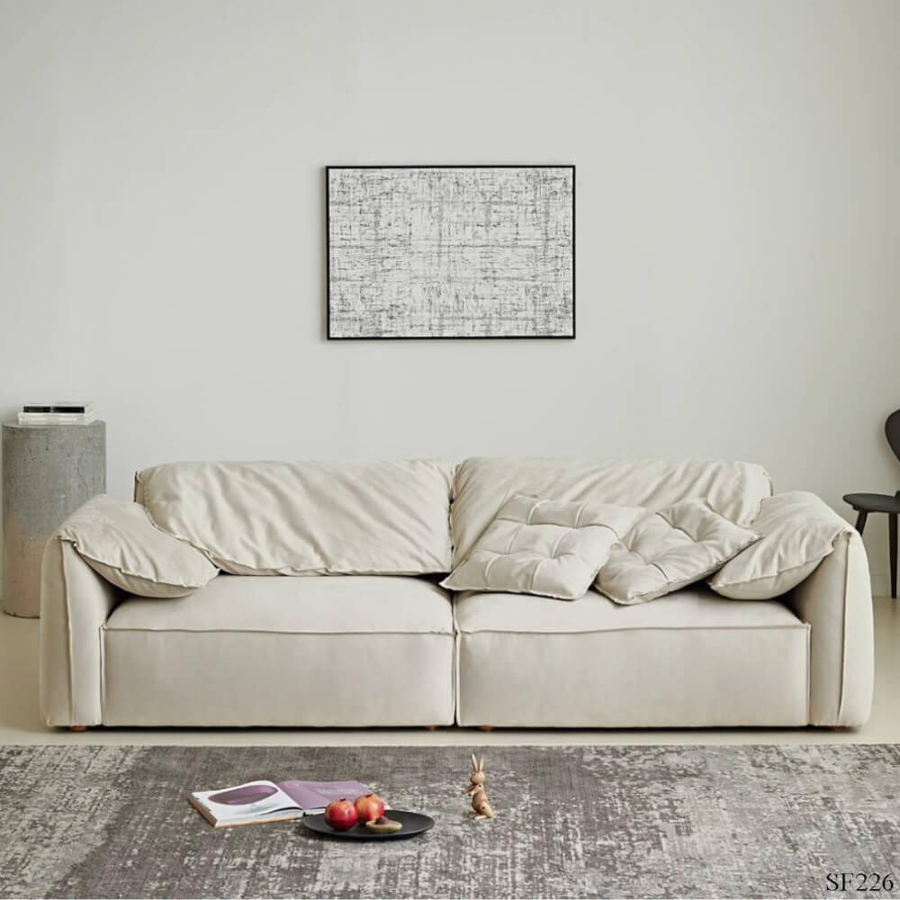 โซฟา MJhomedesigns SF226 เบจ L220xW106xH67 cm