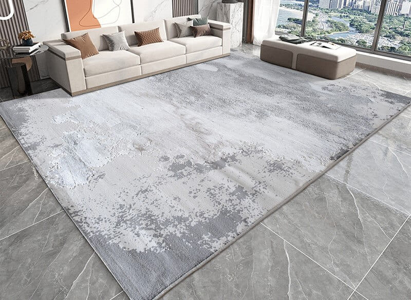 พรม MJHOMEDESIGNS MANSA SERIES MS-K ขนาด 240X 340 ซม. เทา_1
