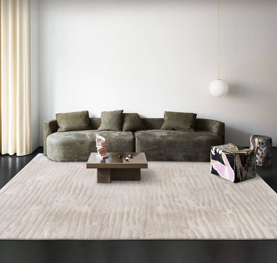 พรม MJhomedesigns Italian Light Luxury 32919B ขนาด 160 x 230 ซม. น้ำตาล