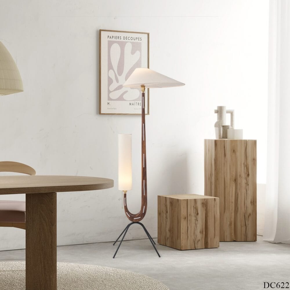 โคมไฟตั้งพื้น MJhomedesigns DC622 สีน้ำตาล L55xW55xH162 cm