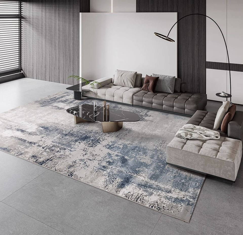 พรม MJHOMEDESIGNS IRELAND SERIES 26 ขนาด 200 X 290 ซม. เทา_1