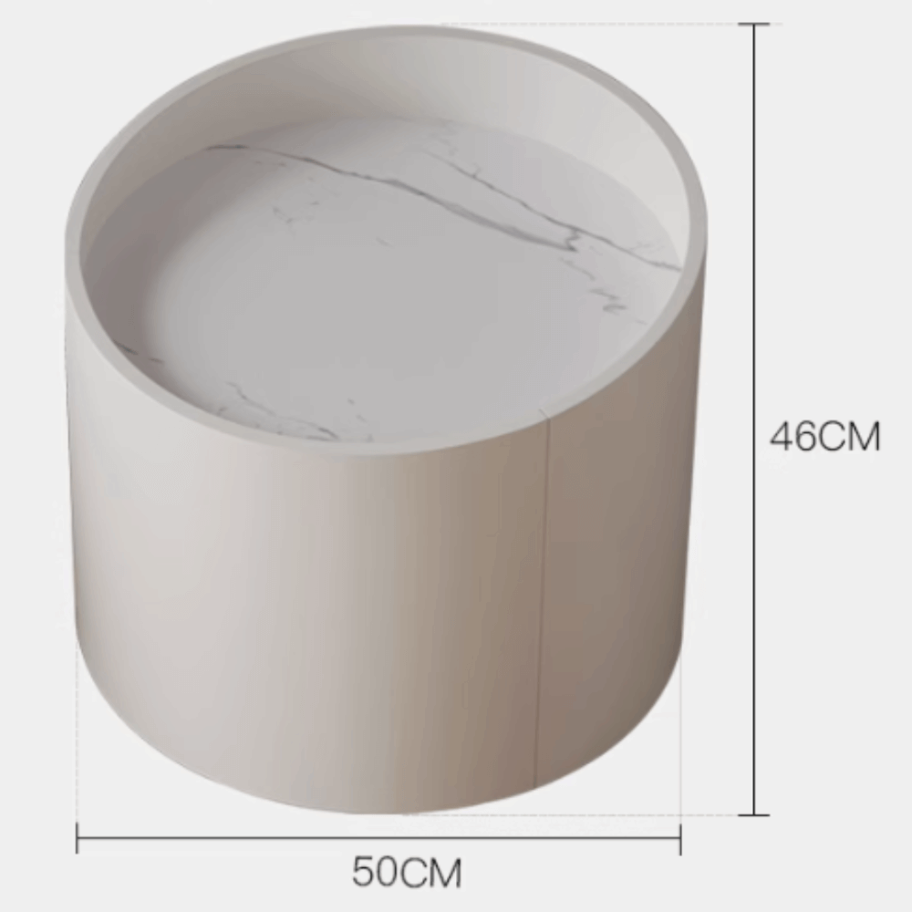 ตู้ข้างเตียง MJhomedesigns TB741 ขาว