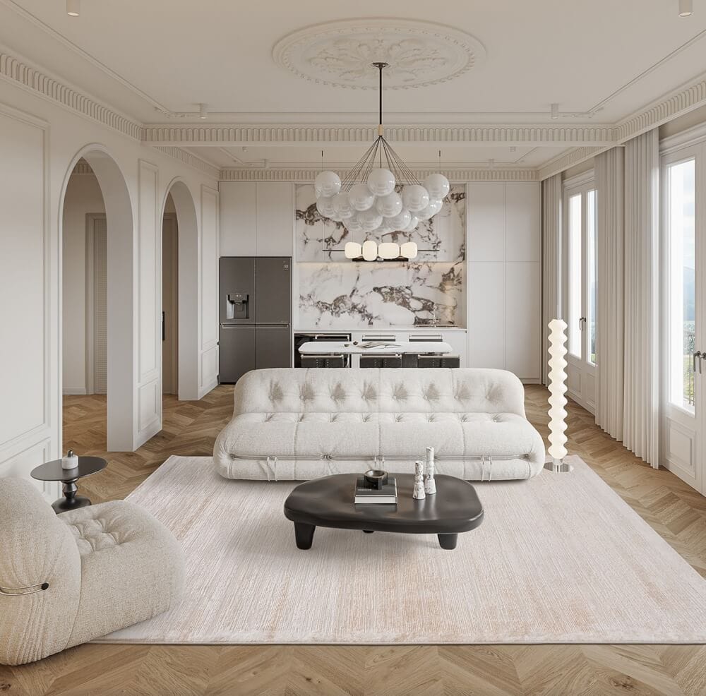 พรม MJHOMEDESIGNS AMANDA SERIES ขนาด 200 X 290 ซม. น้ำตาล_2
