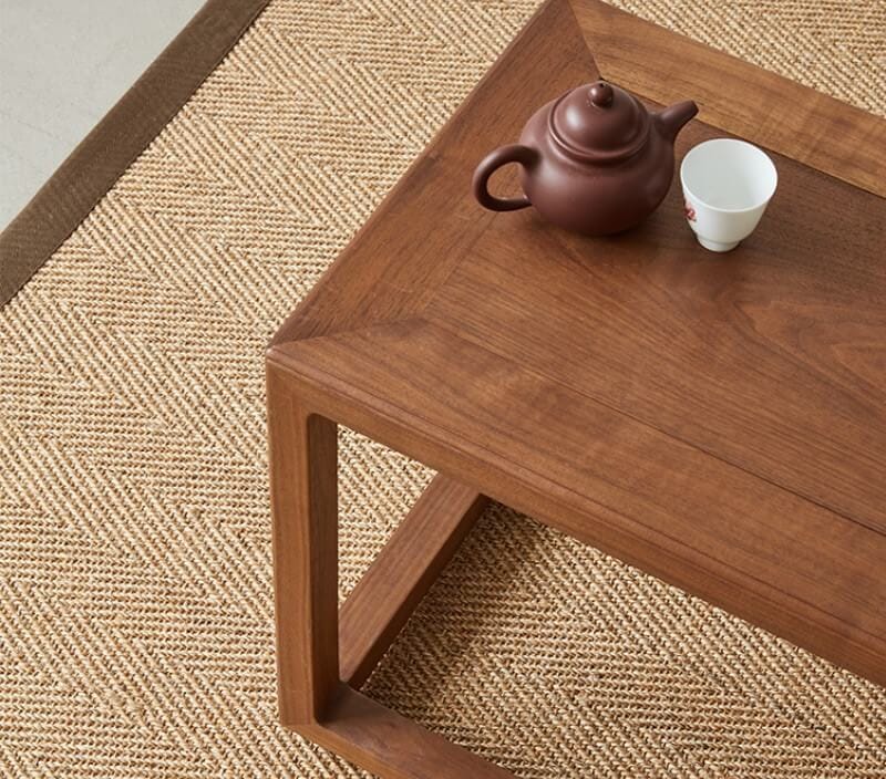 พรม MJhomedesigns Fishbone Series 100x150 ซม. น้ำตาล_3