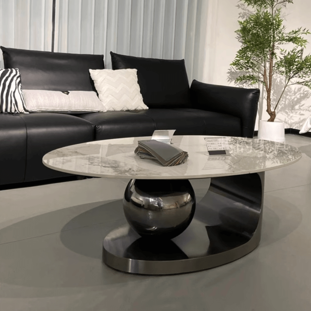 โต๊ะกลาง MJhomedesigns TB1141 ดำ L120xW70xH41 cm