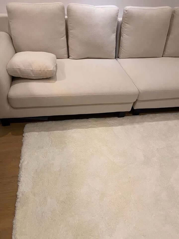 พรม MJhomedesigns Nordic Carpet 20 ขนาด 120 x 160 ซม. ขาว