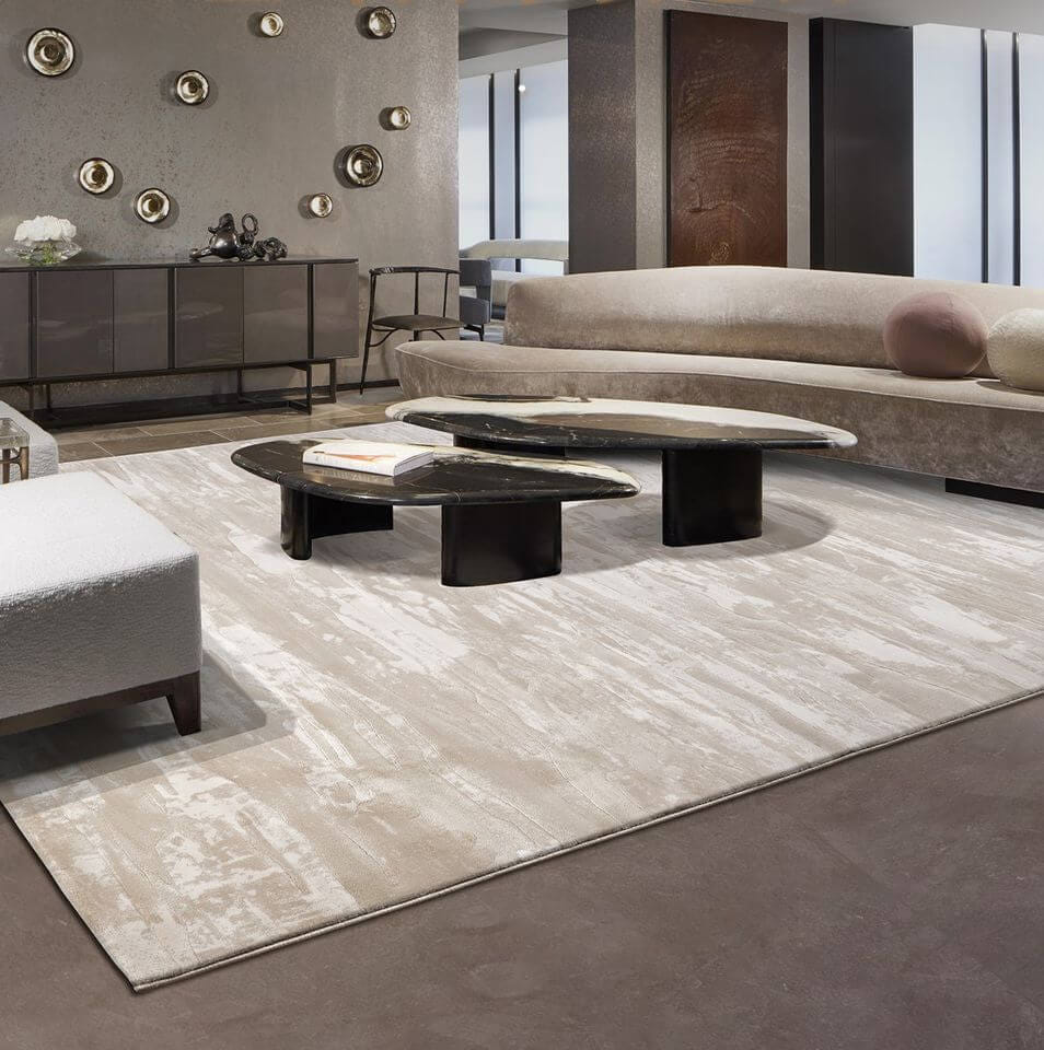 พรม MJHOMEDESIGNS ITALIAN LIGHT LUXURY 33190A ขนาด 200 X 290 ซม. น้ำตาล_3