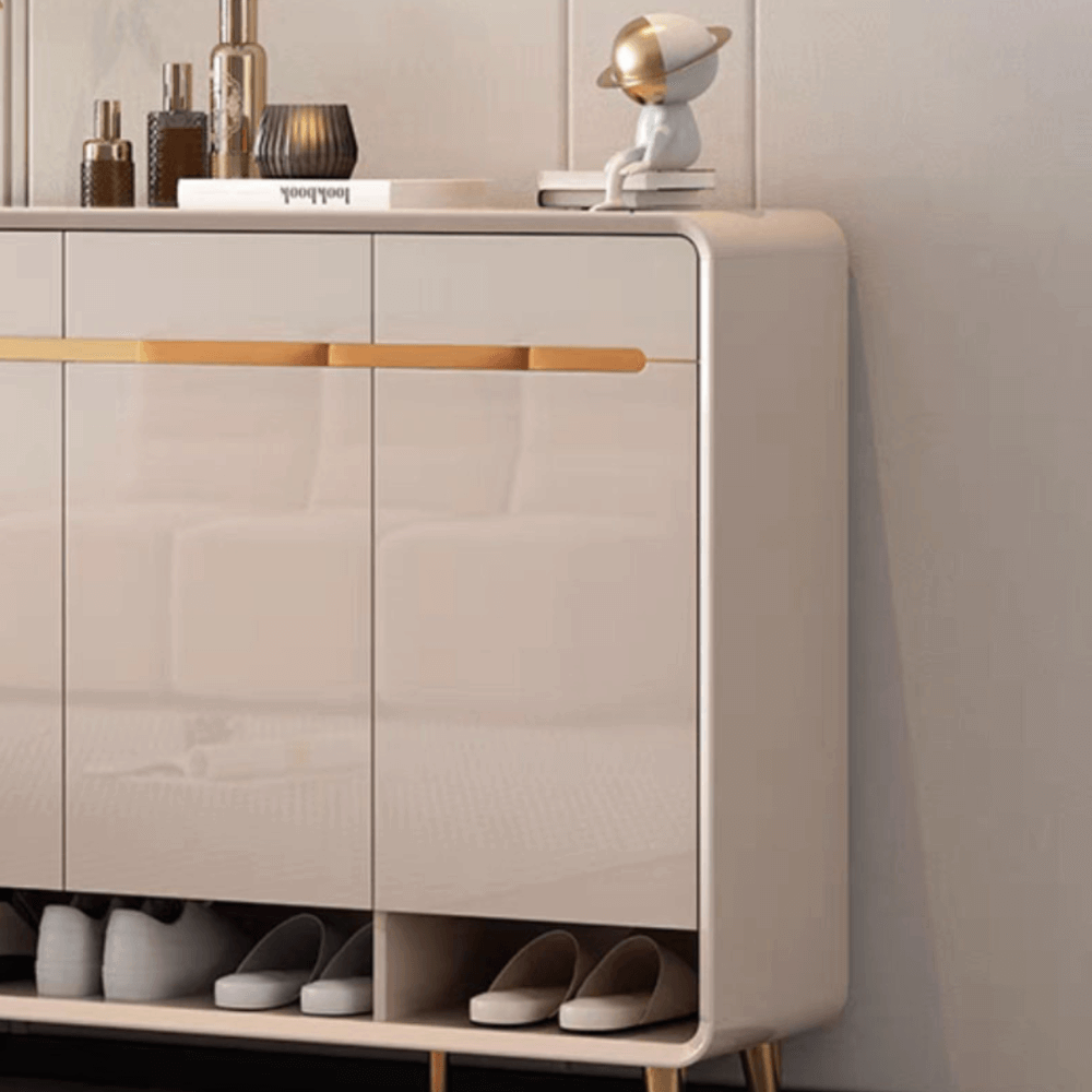 ตู้วางรองเท้า MJhomedesigns TB1094 สีครีม L100xW35xH100 cm_3