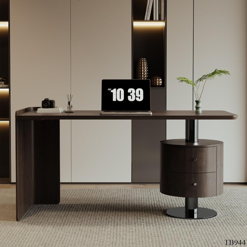 โต๊ะทำงาน MJhomedesigns TB944 สีน้ำตาล L140xW70xH75 cm 