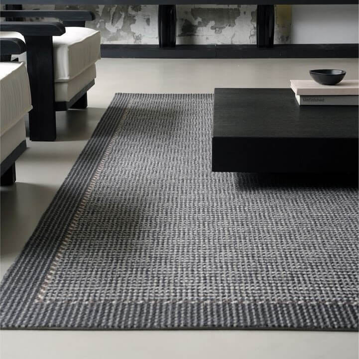พรม MJHOMEDESIGNS THE NOMAD SERIES ขนาด 140 X 200 ซม. ดำ