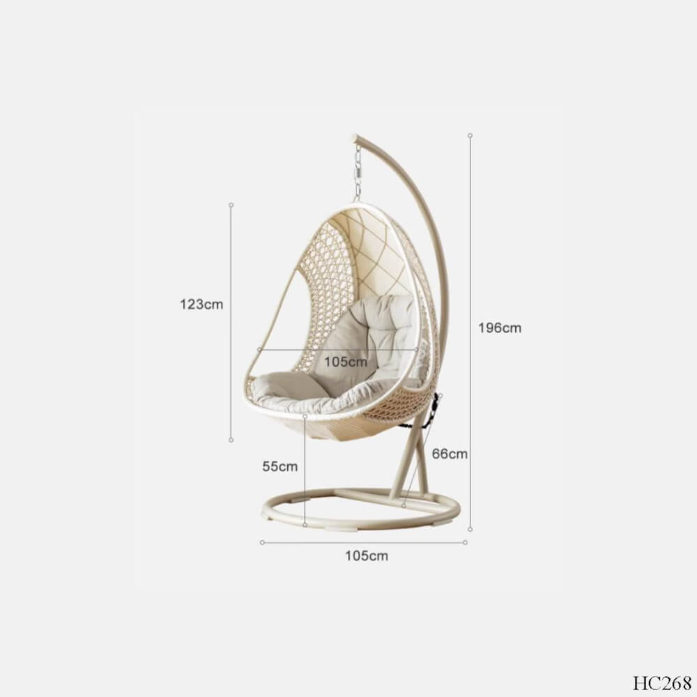 เก้าอี้ชิงช้า MJHOMEDESIGNS HC268 L105XW105XH196 CM