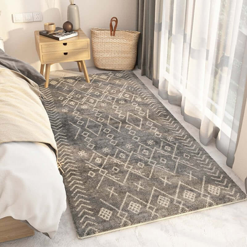พรม MJHOMEDESIGNS BEDSIDE CARPETS 120 X 160 ซม. ดำ