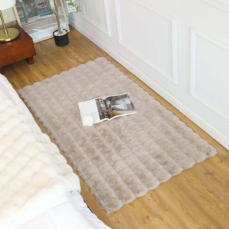 พรม MJhomedesigns Bedside Carpet 59 80 x 180 ซม. น้ำตาล