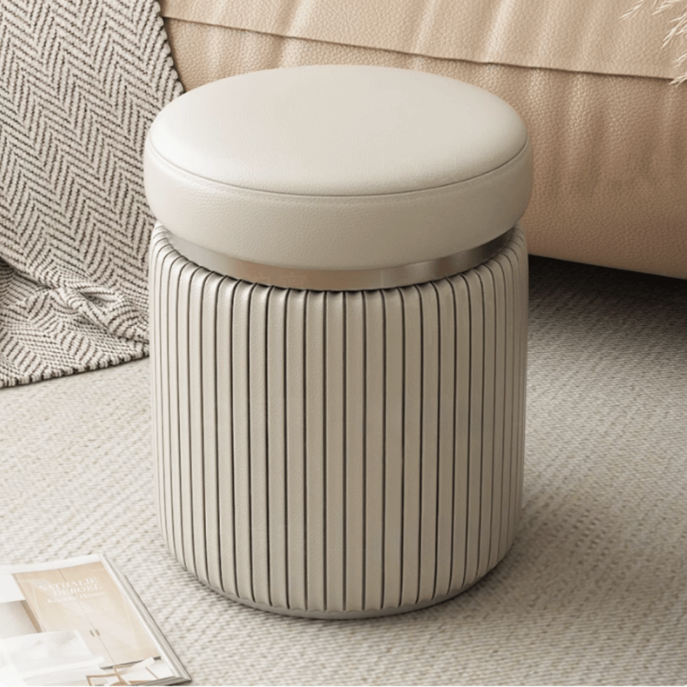 สตูล MJhomedesigns CH594 สีกากี L38xH42_2
