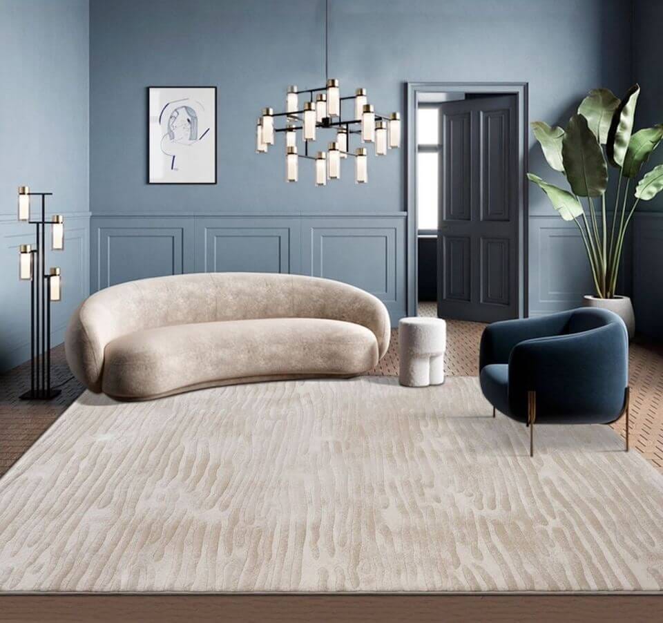 พรม MJhomedesigns Italian Light Luxury 32919B ขนาด 160 x 230 ซม. น้ำตาล