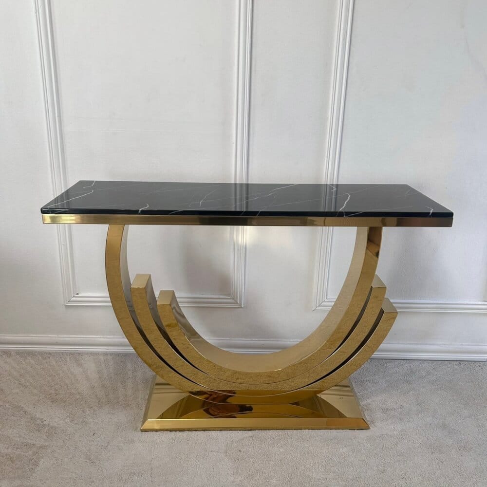 โต๊ะคอนโซล MJhomedesigns TB1213 สีดำ L120xW40xH80 cm_4