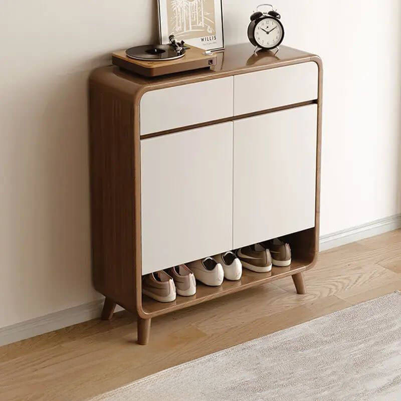 ตู้วางรองเท้า MJhomedesigns DC949 สีน้ำตาล L80xW32xH112 cm_4