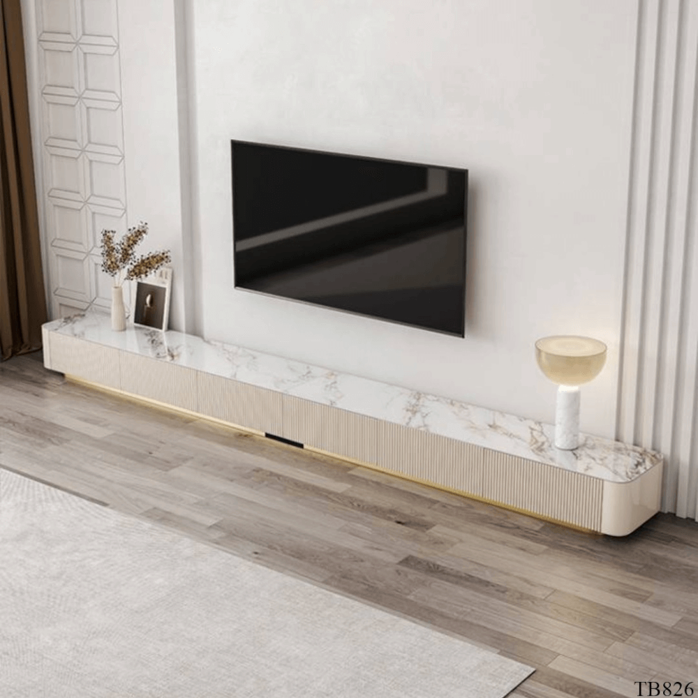 ตู้วางทีวี MJhomedesigns TB826 สีครีม L240xW26xH40 cm