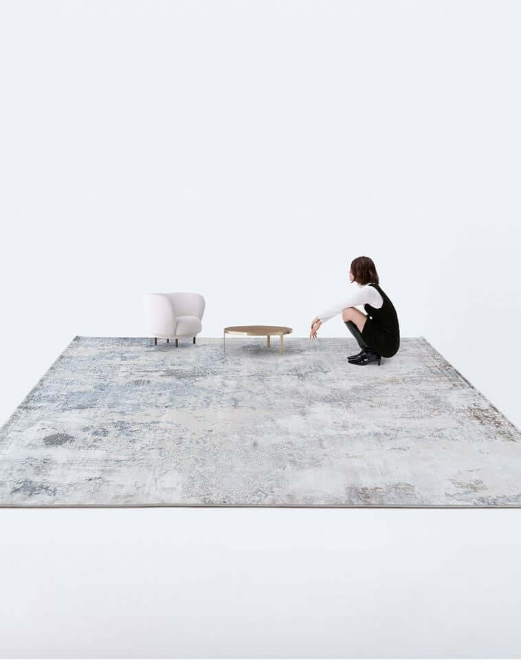พรม MJHOMEDESIGNS PREMIUM CARPET MS-L ขนาด 160 X 230 ซม. เทา