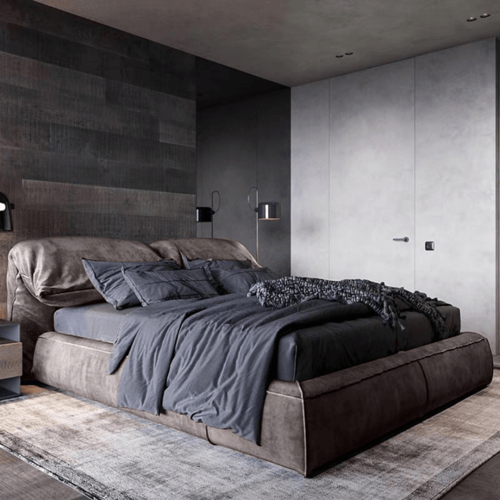 เตียงนอน Mjhomedesigns DC939 6ft: L212xW235xH88 cm