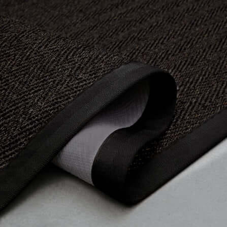 พรม MJHOMEDESIGNS FISHBONE SERIES 100X150 ซม. ดำ_0