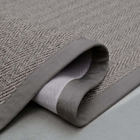 พรม MJHOMEDESIGNS FISHBONE SERIES 100X150 ซม. เทา_0