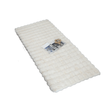 พรม MJHOMEDESIGNS BEDSIDE CARPET 59 60 X 120 ซม. ครีม_0