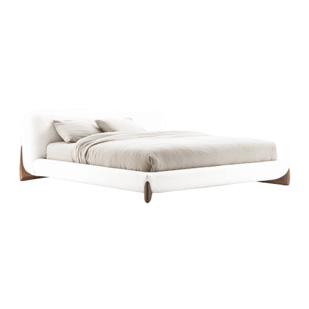 เตียงนอน Mjhomedesigns DC621 สีขาว 6ft:L180xW200xH94 cm_0