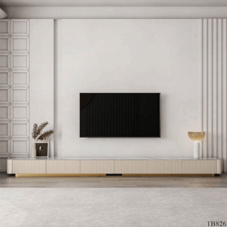 ตู้วางทีวี MJhomedesigns TB826 สีครีม L240xW26xH40 cm_1