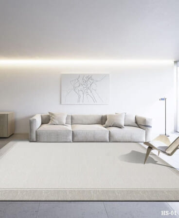 พรม MJHOMEDESIGNS HS/NX SERIES HS-01 ขนาด 160 X 240 ซม. เทา_1