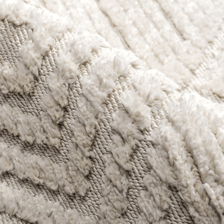 พรม MJHOMEDESIGNS NORDIC FASHION CARPET MNK 02 ขนาด 160 X 230 ซม. ครีม_1