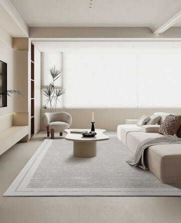 พรม MJHOMEDESIGNS HS/NX SERIES HS-02 ขนาด 160 X 240 ซม. เทา_2