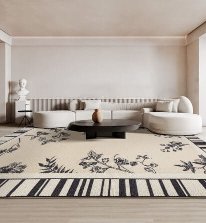 พรม MJHOMEDESIGNS MOXUN SERIES ขนาด 160 X 230 ซม. ครีม_2