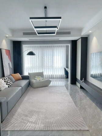 พรม MJHOMEDESIGNS CALIFORNIA SERIES (B 03G) ขนาด 160 X 230 ซม. เทา_2