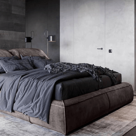 เตียงนอน Mjhomedesigns DC939 6ft: L212xW235xH88 cm_2